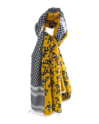 Hatta and Two Fabric Scarf Style 63
