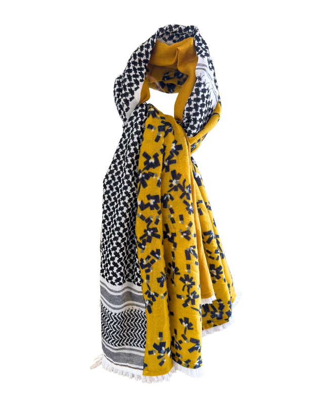 Hatta and Two Fabric Scarf Style 63