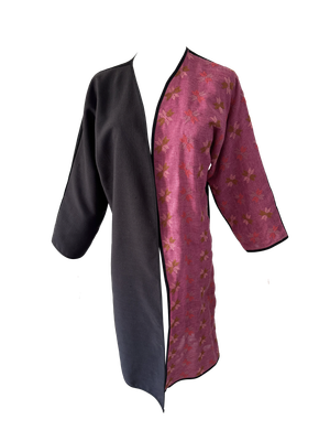 The Classic Abaya in Pink with Hand Embroidery