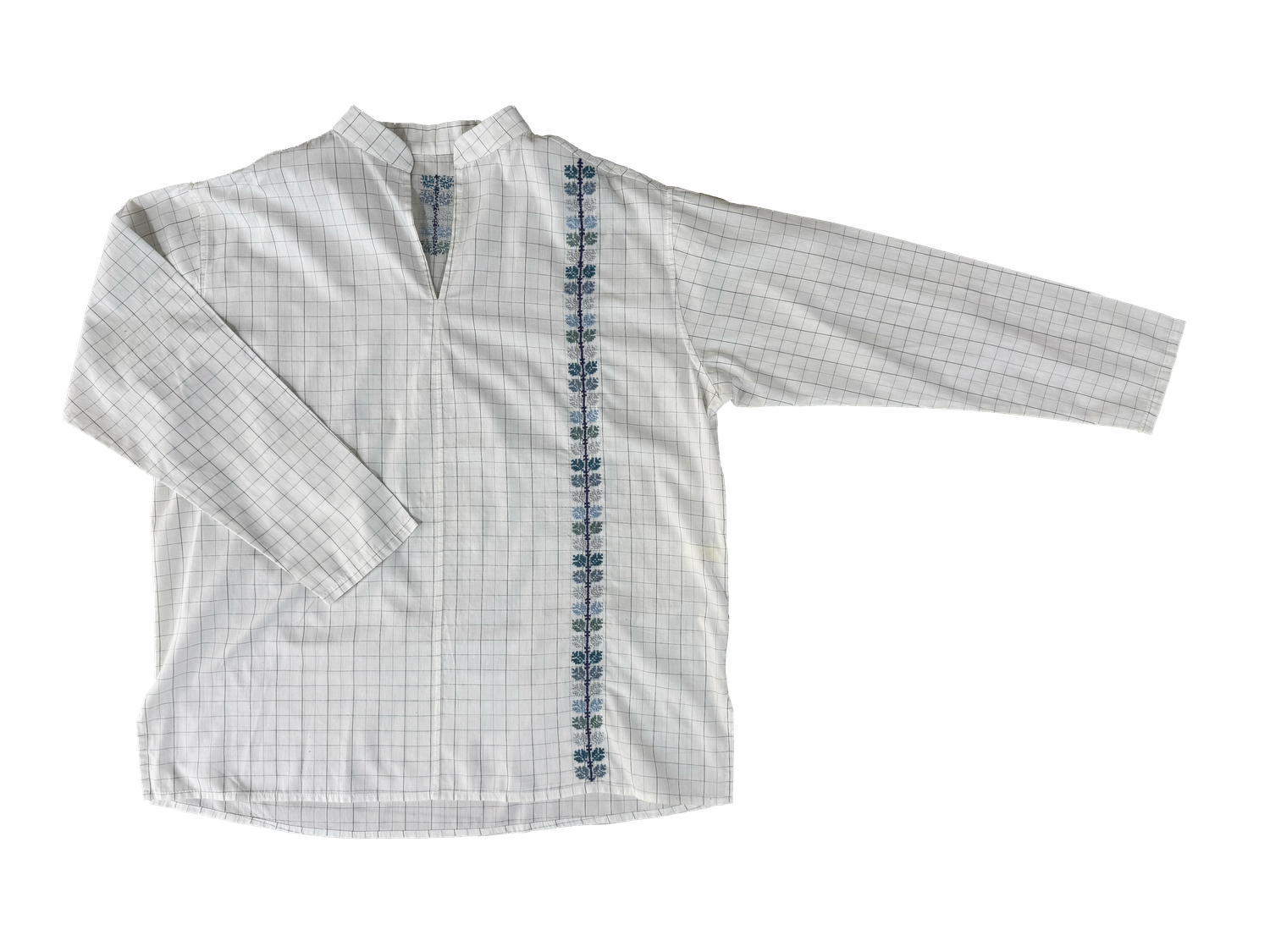 The Embroidered Men's Shirt in White