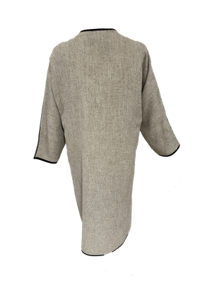 Nadia Dajani x UNHCR Teal Hand Embroidered Abaya