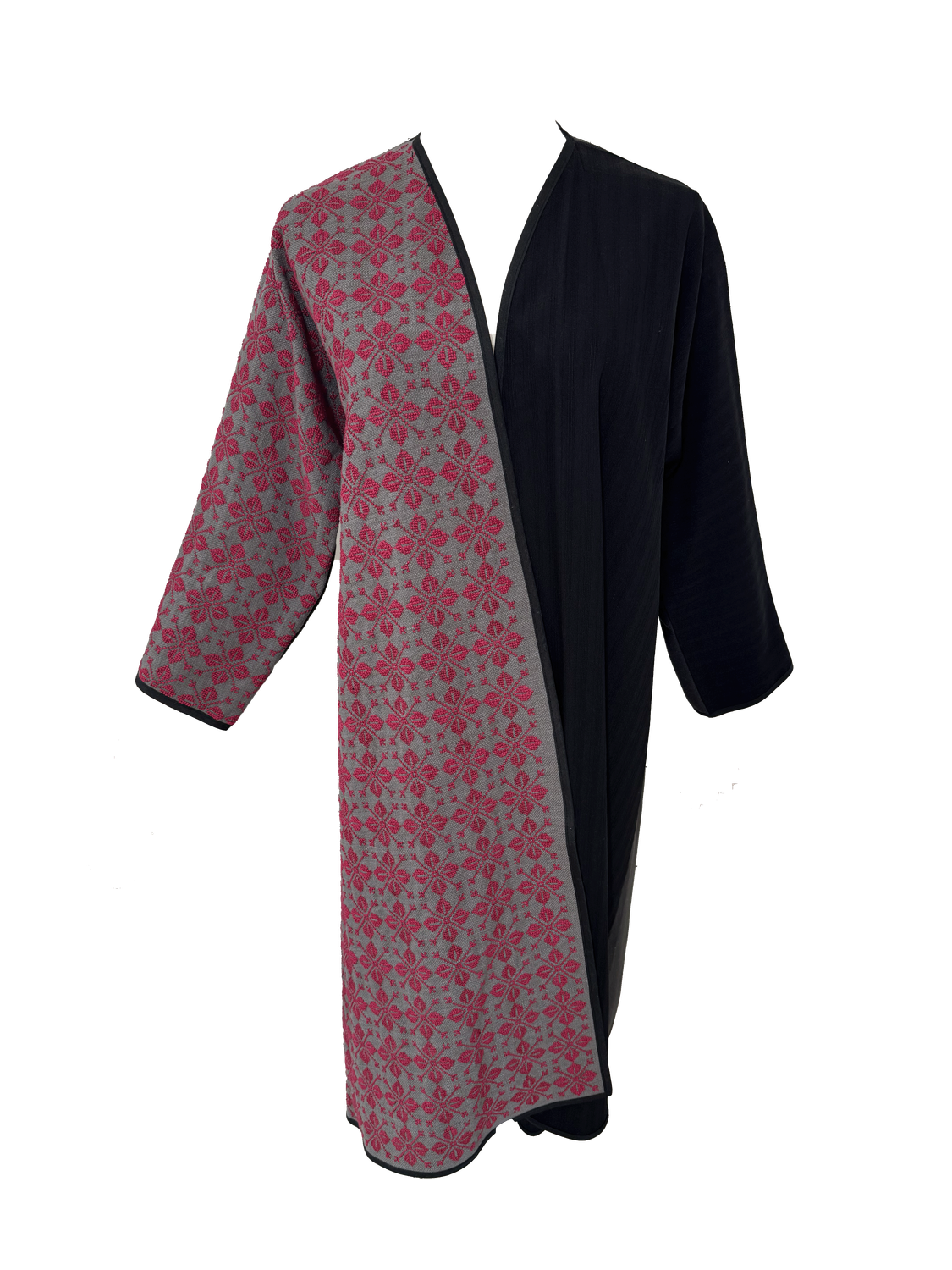 Nadia Dajani x UNHCR Fuschia Hand Embroidered Abaya