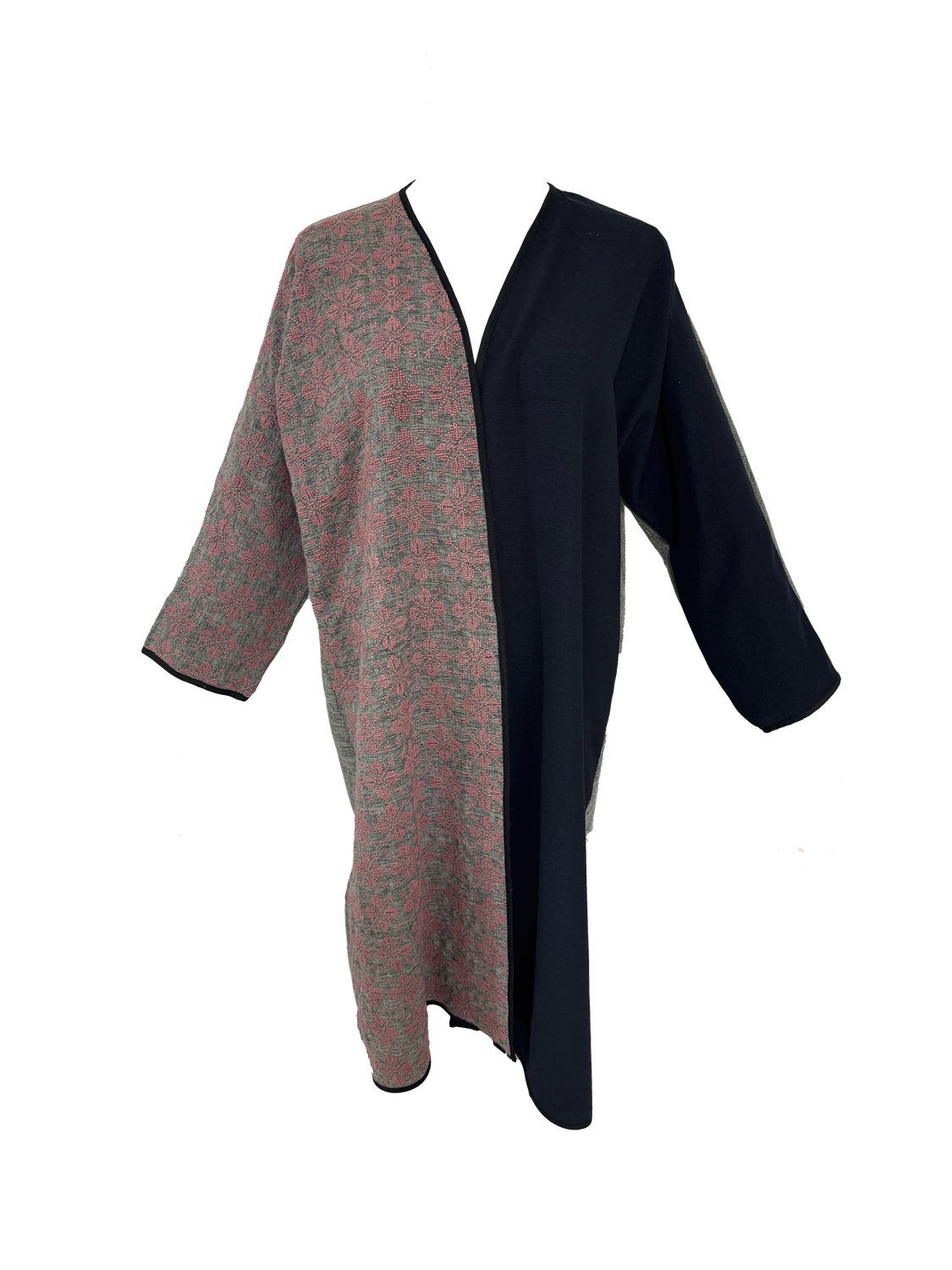 Nadia Dajani x UNHCR Baby Pink Hand Embroidered Abaya