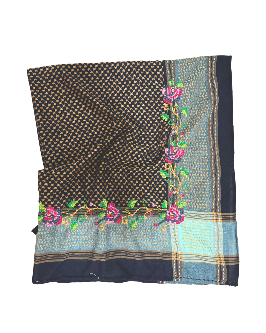 Nadia Dajani x MAP Embroidered Hatta in Black