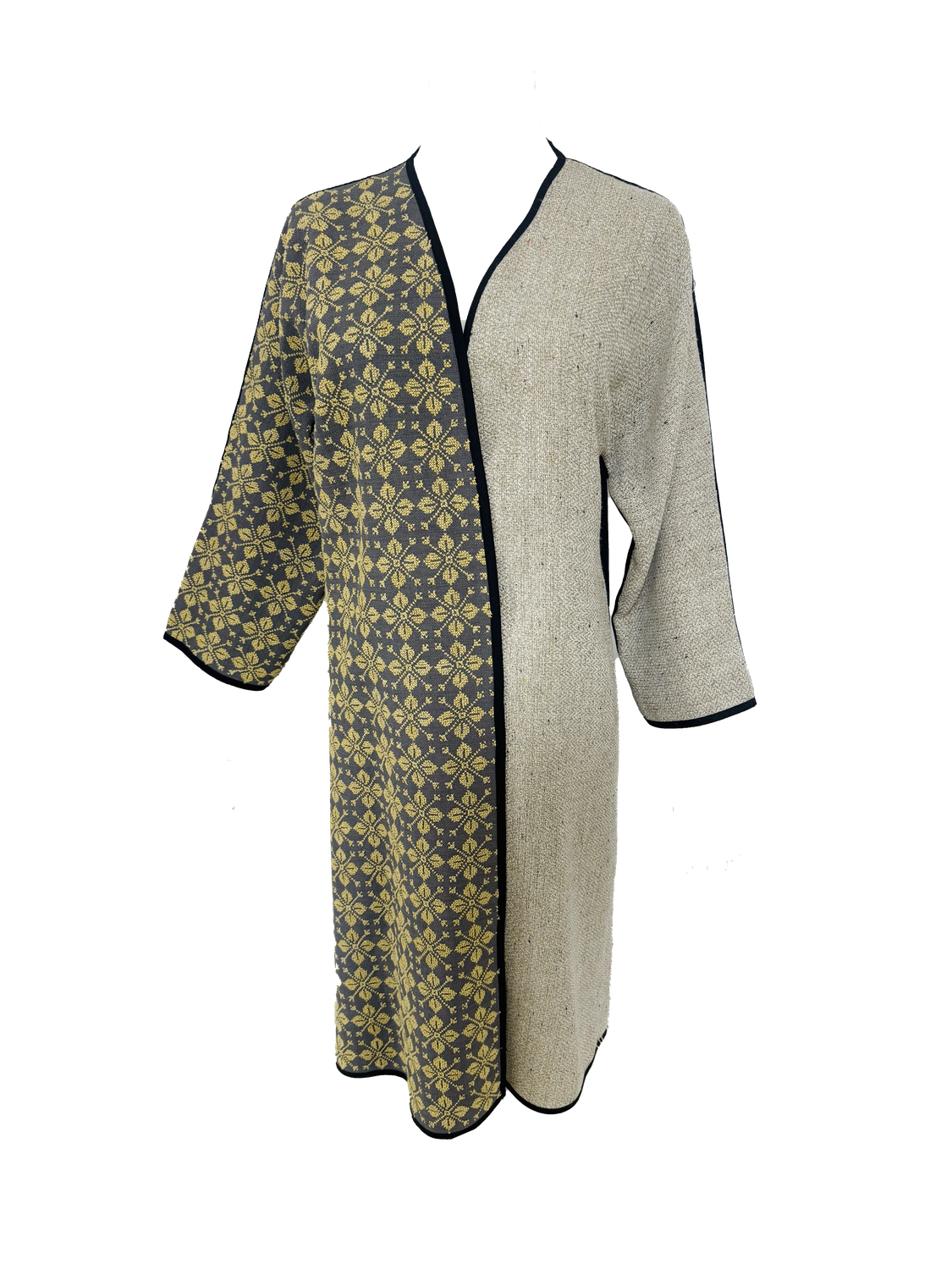 Nadia Dajani x UNHCR Mustard Hand Embroidered Abaya