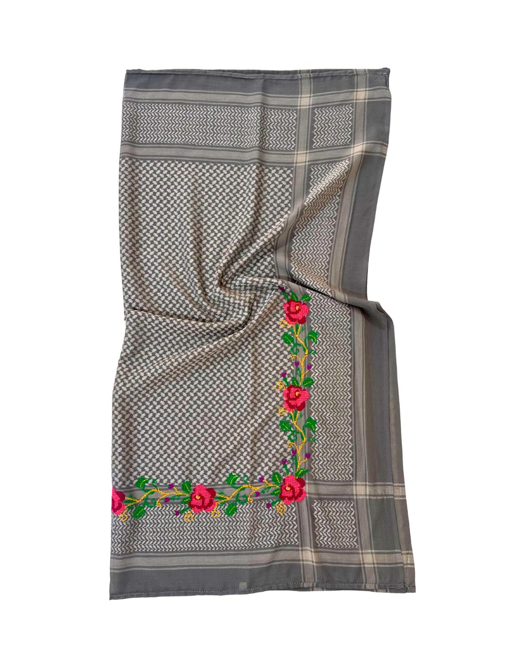 Nadia Dajani x MAP Embroidered Hatta in Brown
