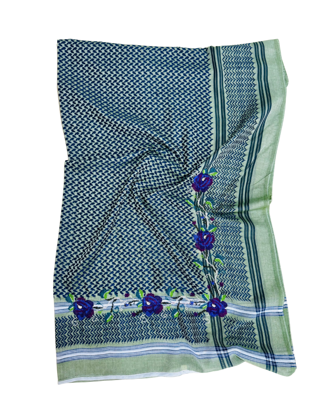 Nadia Dajani x MAP Embroidered Hatta in Green