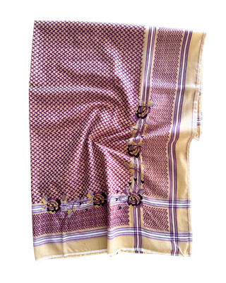 Nadia Dajani x Jerash Camp Embroidered Hatta in Purple