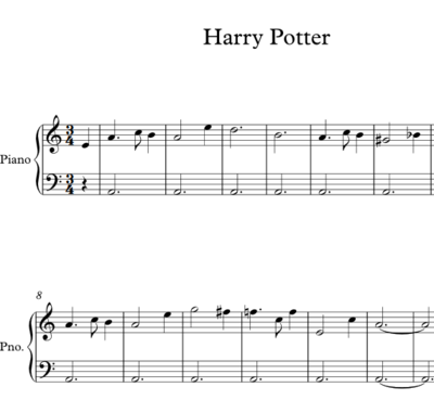Harry Potter - Piano Easy/ fácil