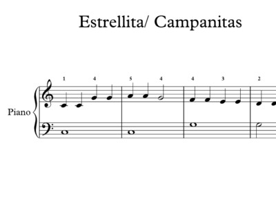 Estrellita Campanitas- Piano Easy/ fácil