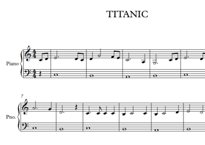 Titanic Piano Easy- 1
