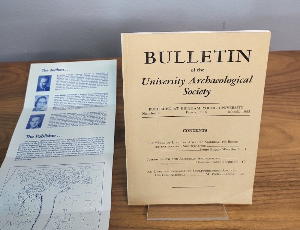 “The ‘Tree of Life'” – Bulletin of the University Archaeological Society, Number 4