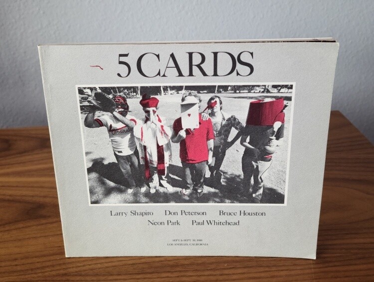 (Postcards) 5 Cards: Larry Shapiro, Don Peterson, Bruce Houston, Neon Park, Paul Whitehead