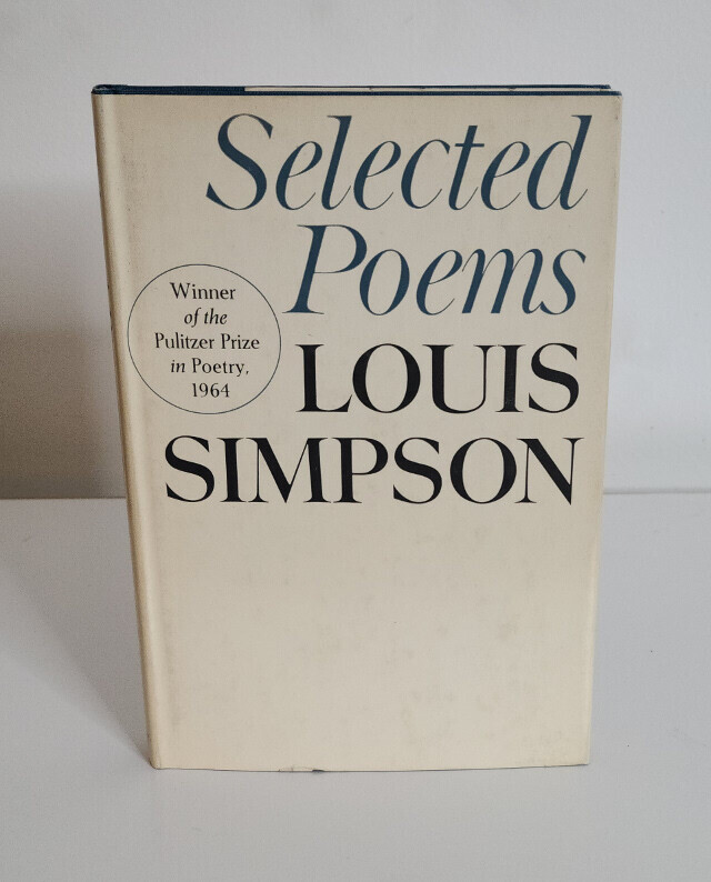 Selected Poems by Louis Simpson – Inscribed