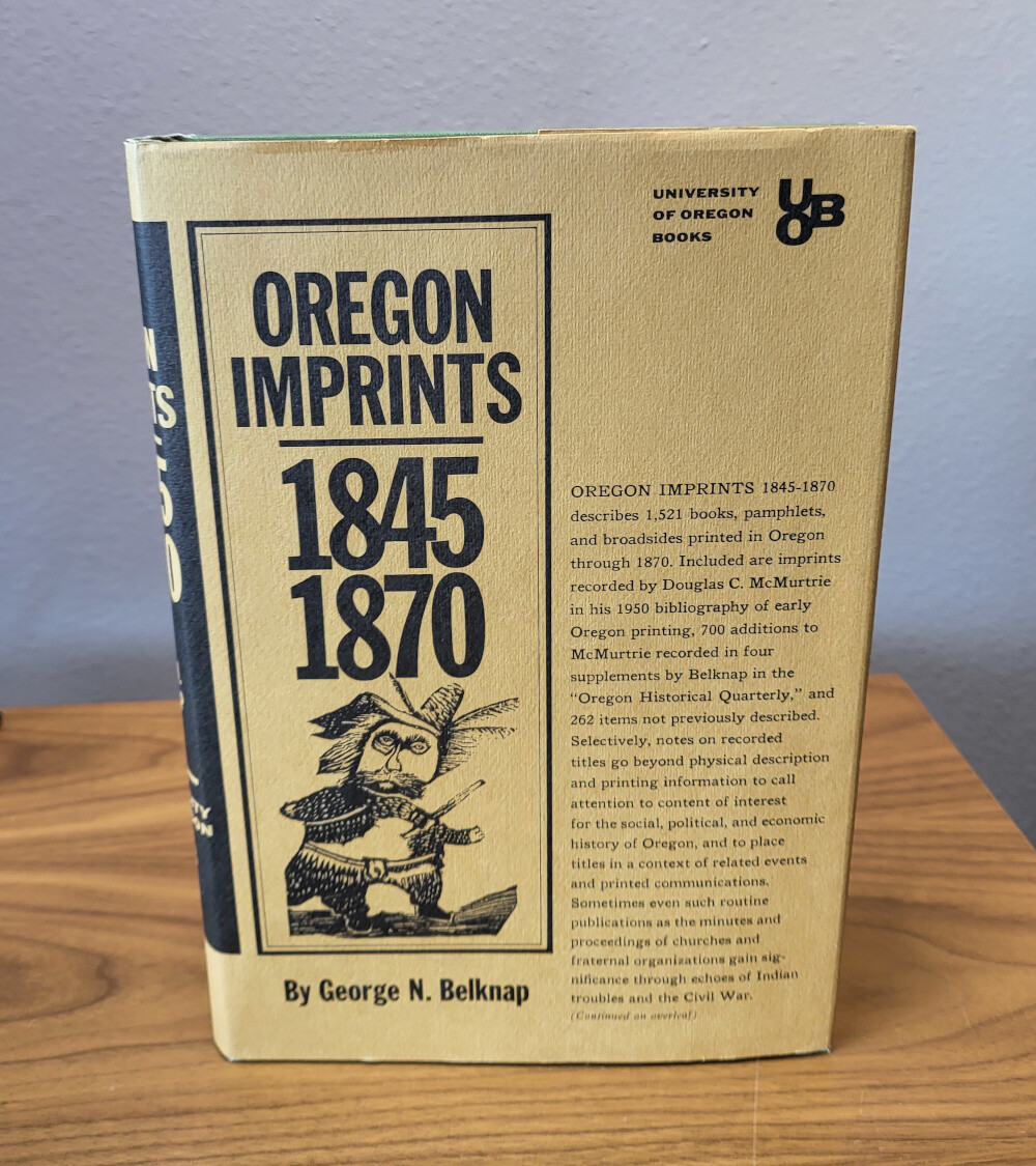 Oregon Imprints: 1845-1870