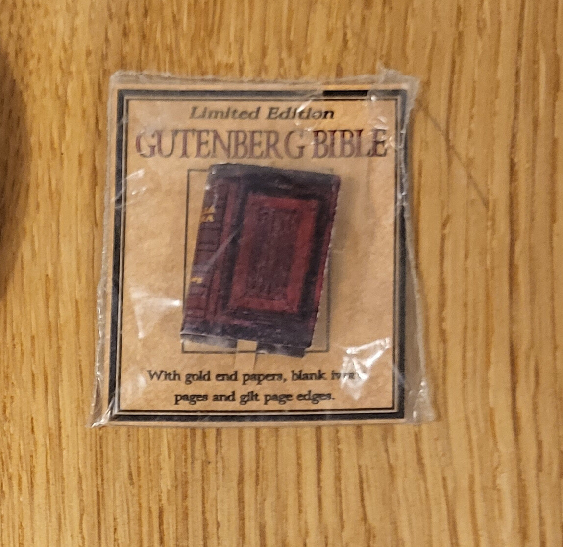 Doll House Miniature of the Gutenberg Bible