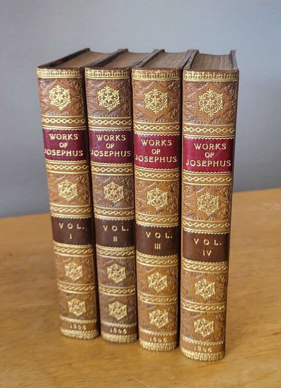 The Works of Flavius Josephus, The Learned and Authentic Jewish Historian And Celebrated Warrior.  In Four Volumes
