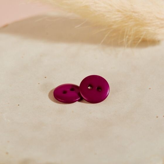 Dahlia Classic Shine Buttons, .59" wide, from Atelier Brunette