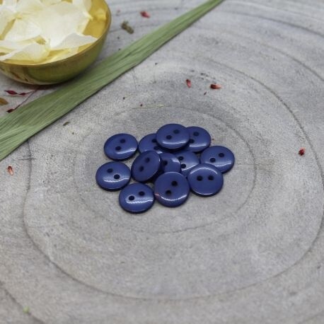 Cobalt Classic Shine Buttons 15mm, from Atelier Brunette