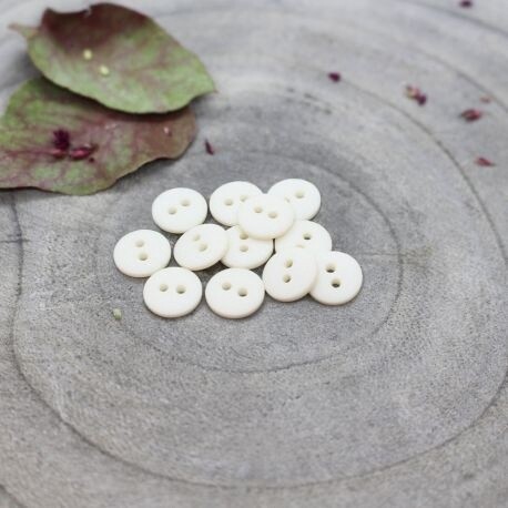 Off-White Classic Matte Buttons, 15 cm, from Atelier Brunette