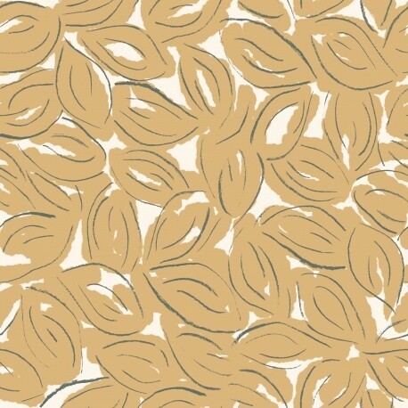 Petal in Mustard from Atelier Brunette, 55/56" wide