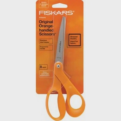Fiskar 8" Bent Right Hand Scissors
