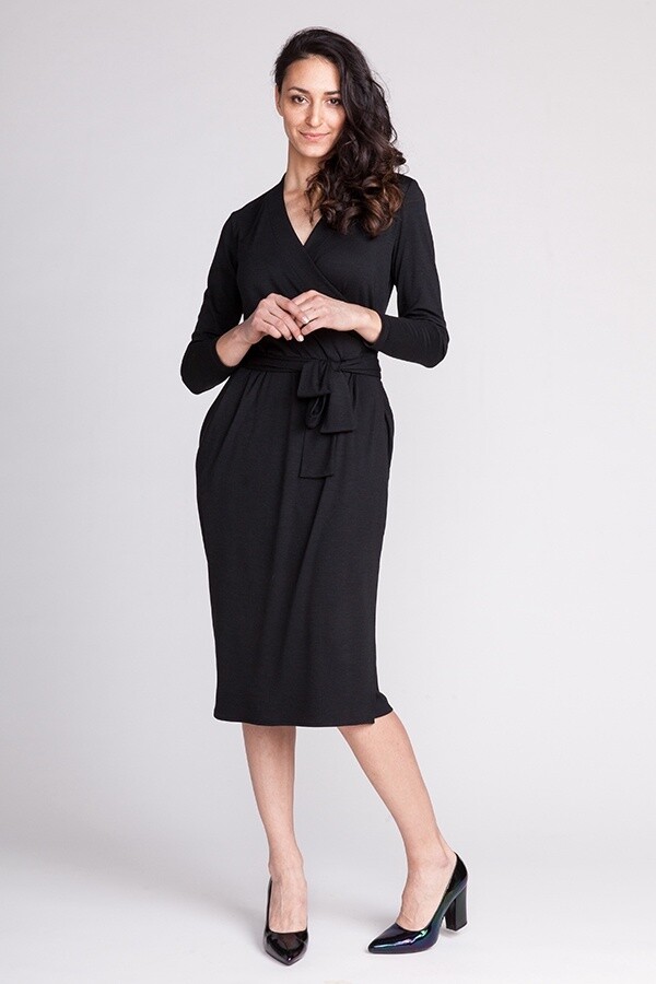 Olivia Wrap Dress Printed Pattern