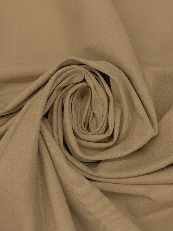 Bengaline Suiting in Dark Tan, 58" wide