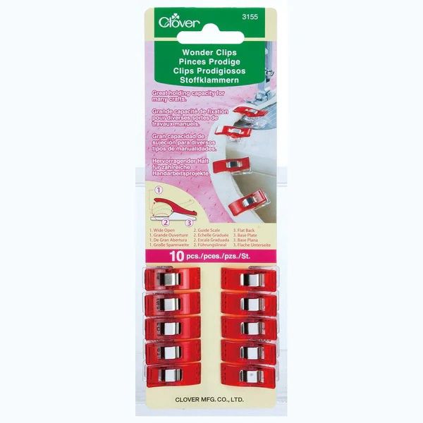 1 package of 10 small wonder clips