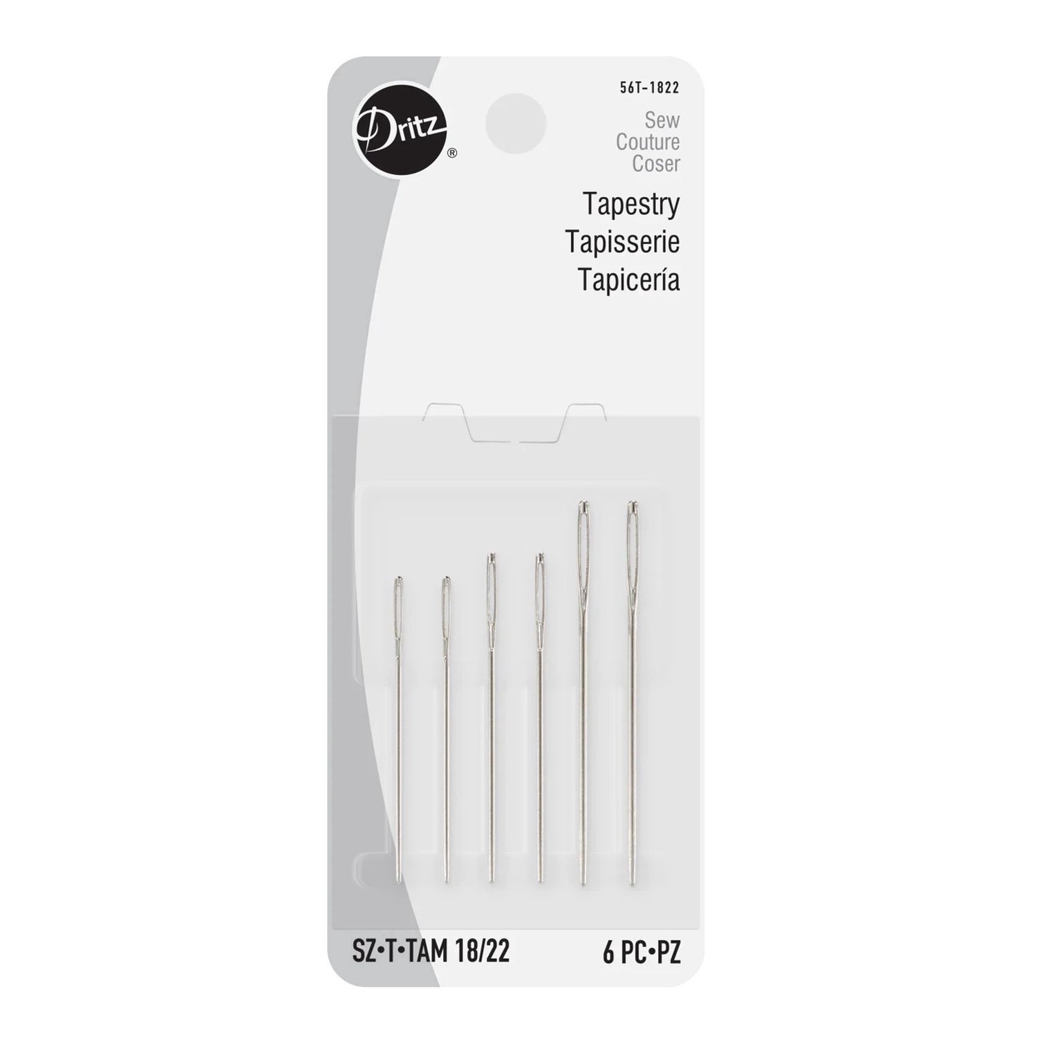 Dritz Tapestry Needles Size 18/22
