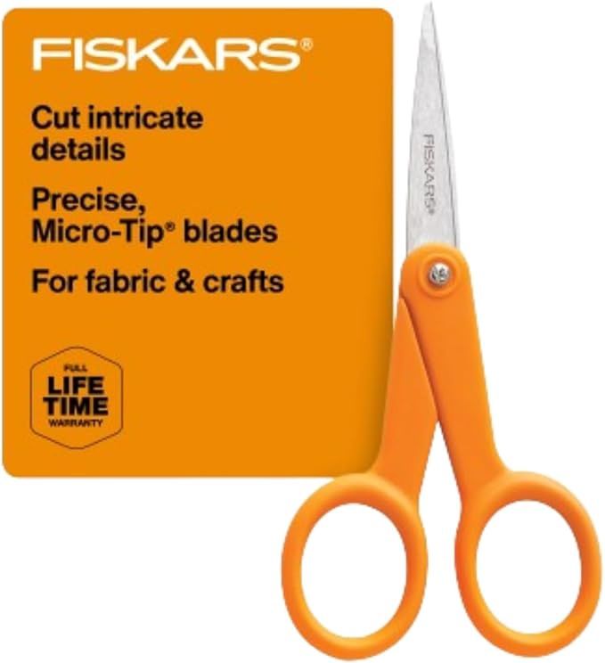 Fiskars 4" Forged Embroidery Scissors