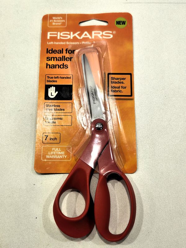 Fiskars 7" Student Sewing Scissors for Left Hand