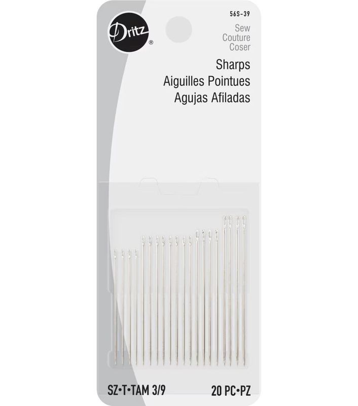 Sharps Hand Needles, SZ 3/9