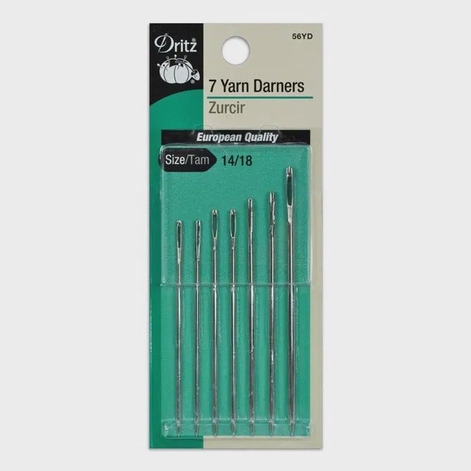7  Yarn Darners (needles), 14/18