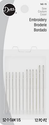 Embroidery Needles, 1/5 size