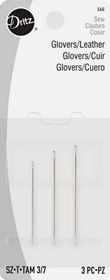 Dritz Glovers/Leather Needles, Size 3/7