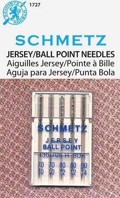 Schmetz Jersey/Ball Point Needles, Pack of 5
