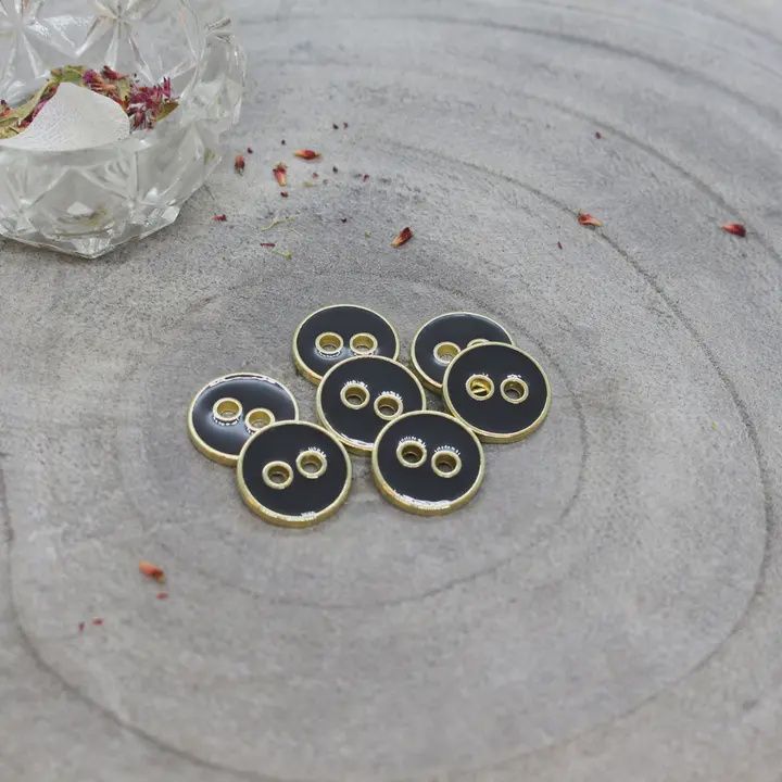 Night "Joy" Buttons, .59" wide from Atelier Brunette