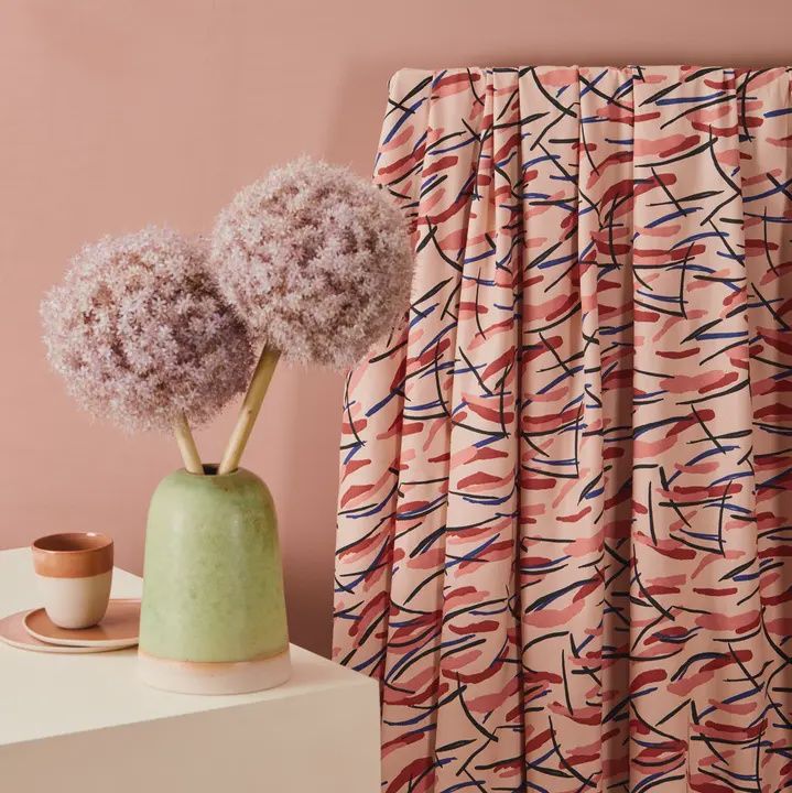 Fuji - Blush Fabric, 55/56" wide from Atelier Brunette