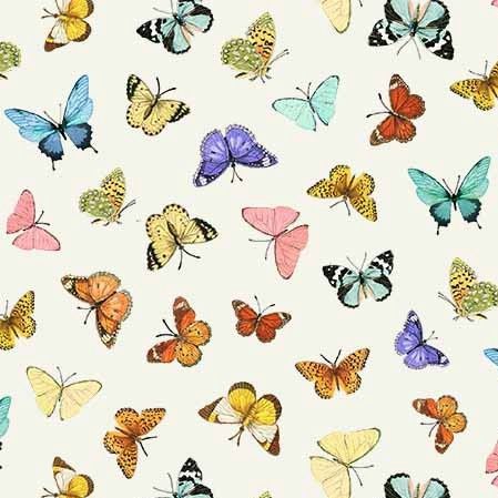 Lots of Butterflies, 44/45" wide