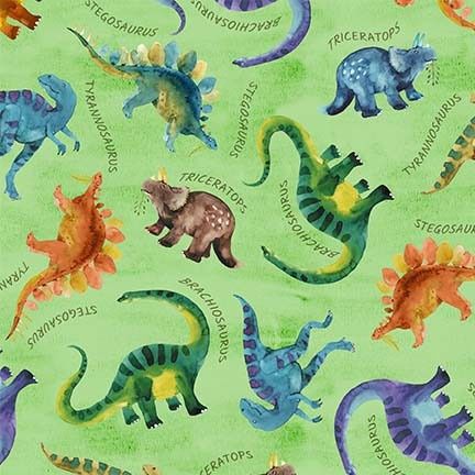 Dino and Friends, 44/45" wide