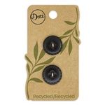 Recycled Leather Round 4 hole, 2 ct