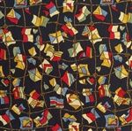 Nautical Flags Cotton Twill