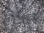 Charcoal Cheetah Print from Tahari, 58" wide