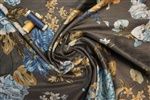 Lady McElroy, Floral Rennainssance, Khaki, 57" wide