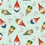 Sweet Gnomes in Mist, 44/45" wide