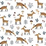 Fawns Cotton Fabric, 44/45" wide