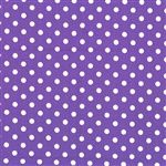 MIchael Miller:  Dumb Dot in Violet, 44/45" wide