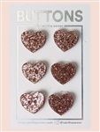 Tabitha Sewer, Rose Gold Sparkle Hearts