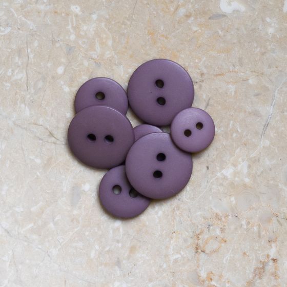 Divine Parma Classic Matte Buttons, .59", from Atelier Brunette